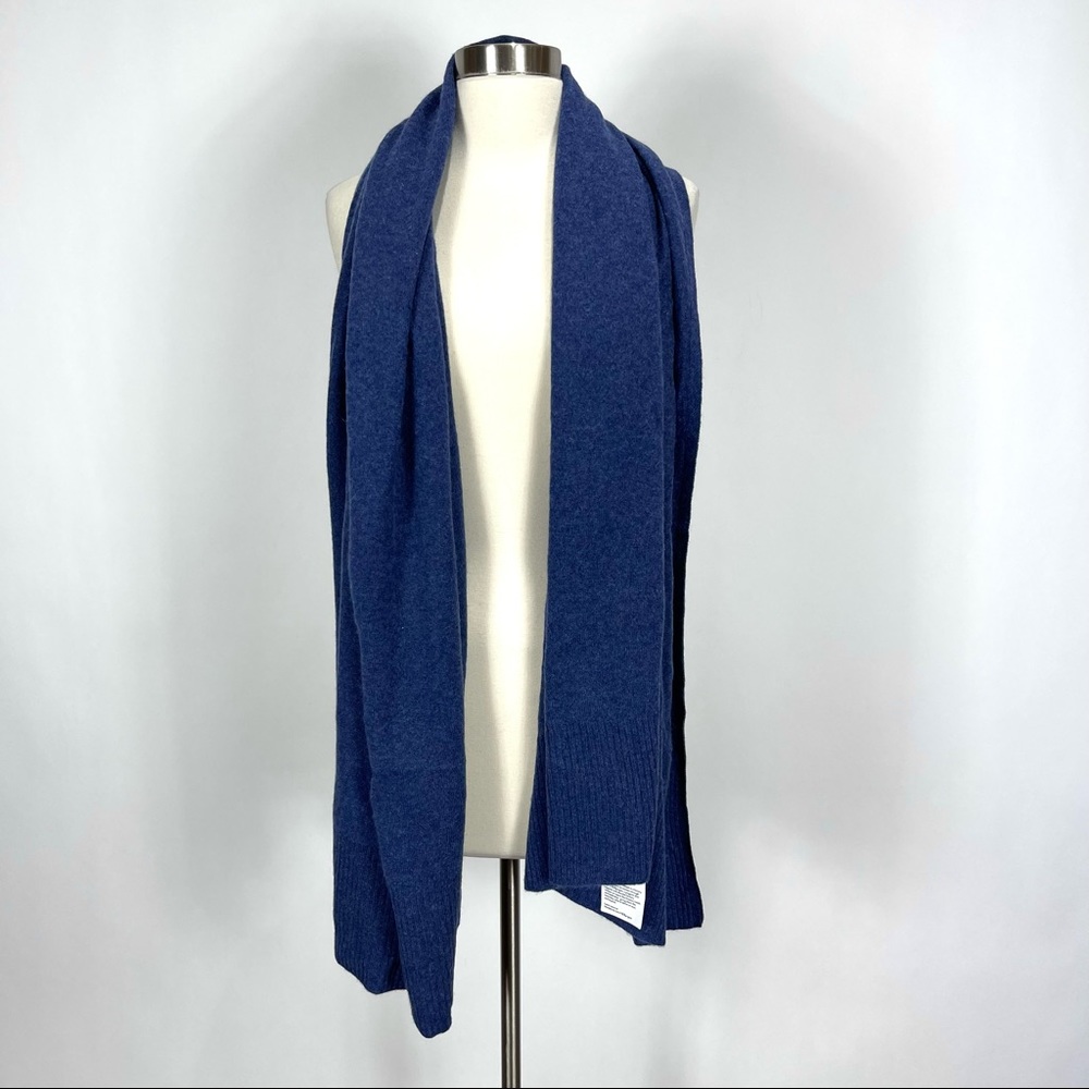 Halogen cashmere scarf blue